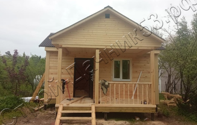 2 Брусовой дом ОД–2, 6×4, 32 М², Московская область, (4)